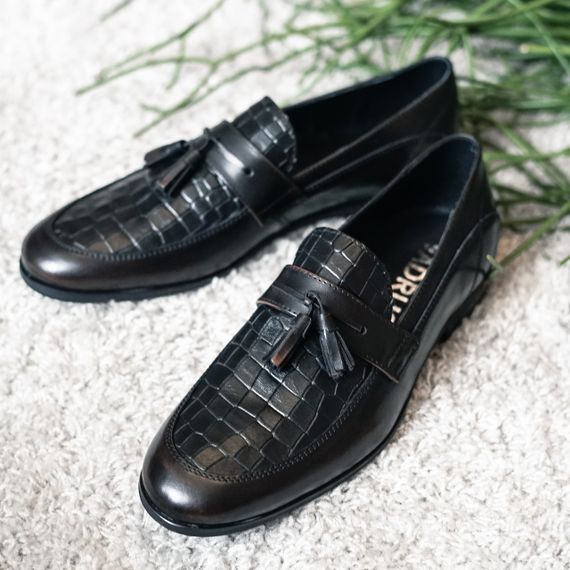 Коричневі туфлі без шнурків VadRus 42 розмір | Зображення 1