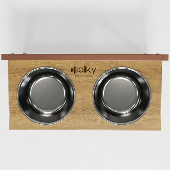 Миски на регульованій підставці для великих собак Hollky Flex L (2 × 1.8 л) FL-502850-GLNT | Зображення 4