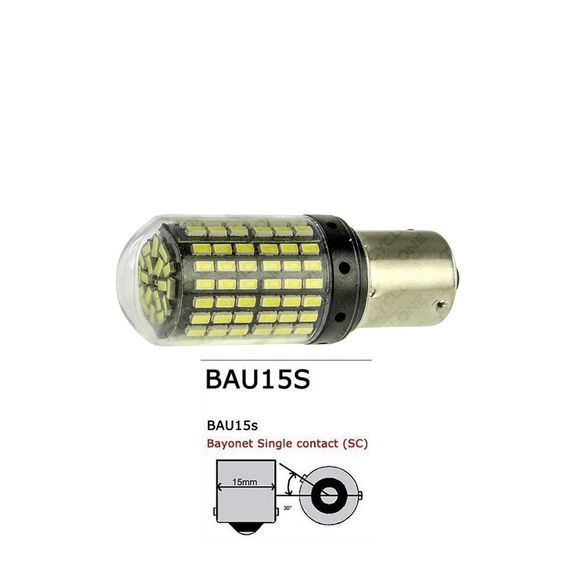 Світлодіодна лампа S25-064 CAN 3014-144 12-24V | Зображення 1