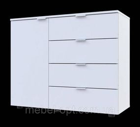Современный комод С1 Doros Белый Ш100хГ38,1хВ81,2 см, в стиле модерн