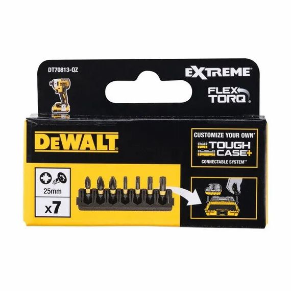 Набір біт DeWalt FlexTorq Pozidriv TORX (DT70813) | Зображення 1