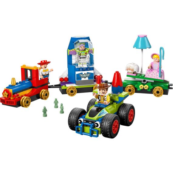 Конструктор LEGO Disney та Pixar Святкування з Історії іграшок: поїзд та авто для гонок (43264) | Зображення 1