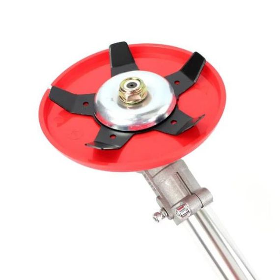 Диск-насадка для мотокосы, разрыхлитель грунта Красный