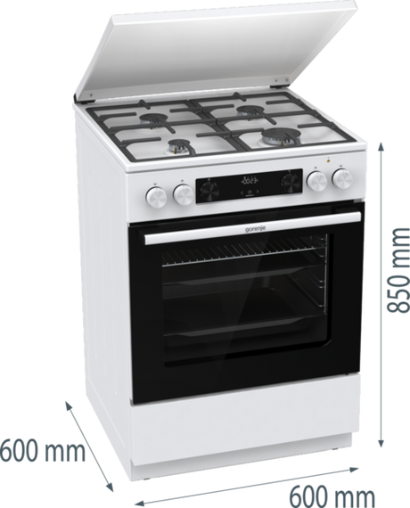 Комбінована плита Electrolux GK6C5WF | Зображення 2