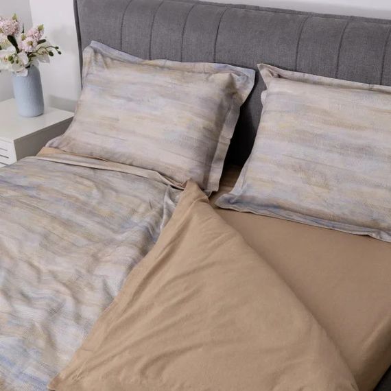 Постільна білизна євро Viluta Brushed Warm Cotton WC 02 220х200 см | Зображення 1