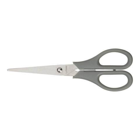 Ножиці офісні BM.4507-09 BUROMAX, 165 мм сірі, на блістері (4823078928627) | Зображення 2