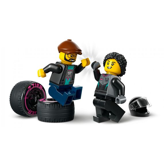 Конструктор LEGO City Автомобіль для перегонів й автовоз 328 деталей (60406) | Зображення 2