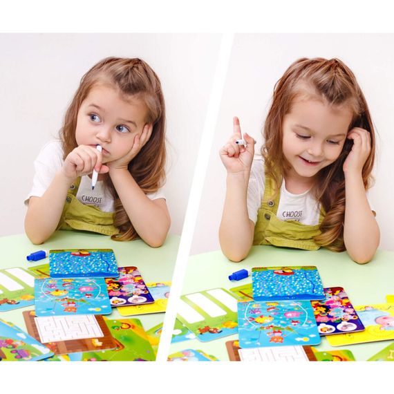 Настольная игра Пиши и вытирай "Ферма" Vladi Toys VT5010-19 укр | Зображення 3