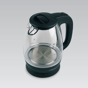 Электрочайник стеклянный Maestro MR-063-BLACK, 1.7 л, 2200 Вт, с подсветкой