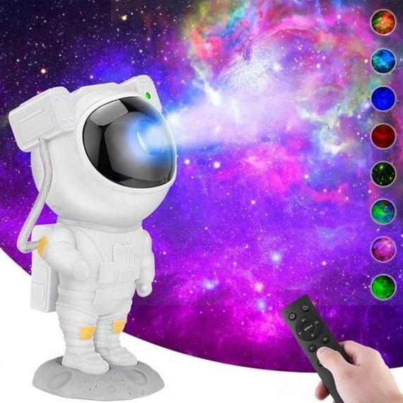 Проектор зоряного неба для дорослих і дітей, Нічник галактика дитячий нічник проектор космонавт WC-65 | Зображення 8
