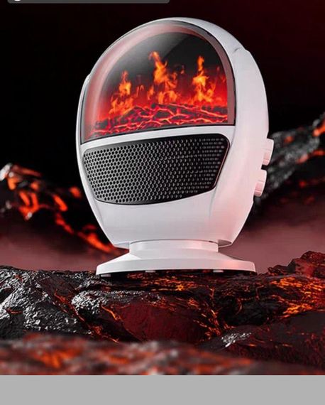 Великий керамічний обігрівач із зображенням каміна XPRO (47493-_1036) | Зображення 3