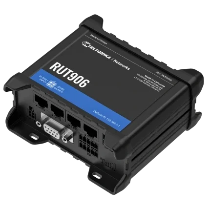 Teltonika RUT906 з 4G LTE, Wi-Fi, RS-232, RS-485 Промисловий стільниковий маршрутизатор | Зображення 2