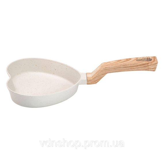 Сковорідка для омлету з антипригарним покриттям 16*13*5,3 см бежева HP39574W | Зображення 1