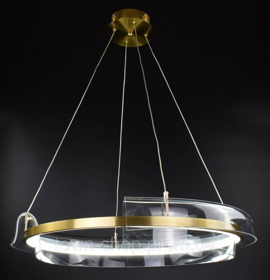 Люстра потолочная LED SGA24-800 Латунь 30-150х80х80 см. | Зображення 2