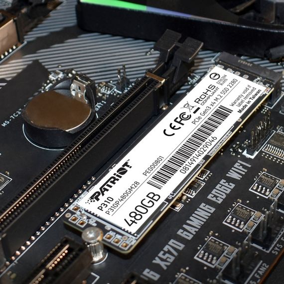 Накопичувач SSD M.2 2280 480GB Patriot (P310P480GM28) | Зображення 6