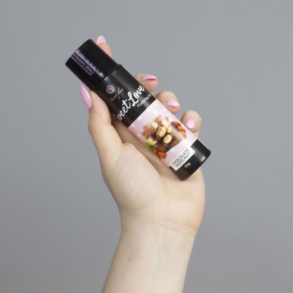 Оральний лубрикант CHOCOLATE HAZELNUT GEL - 60 ML sexstyle | Зображення 1