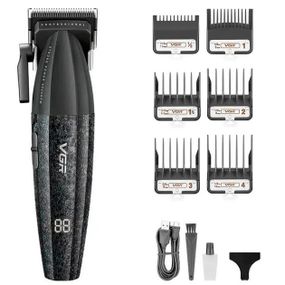 Машинка для стрижки VGR V-640C BLACK черная