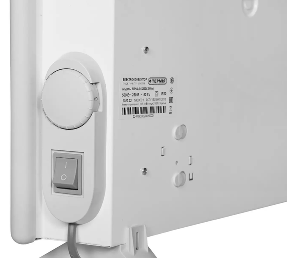 Електроконвектор 1500W метал ЕВНА-1,5/230 С2М(мби) ТЕРМІЯ | Зображення 1