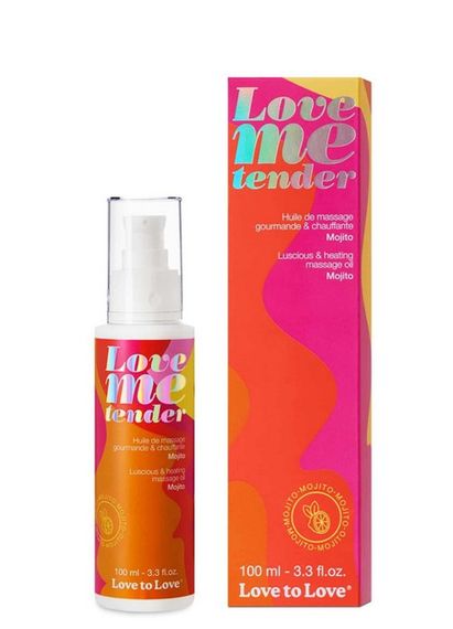 Масажна олійка LOVE ME TENDER - MASSAGE OIL MOJITO 100ML Sex Aura