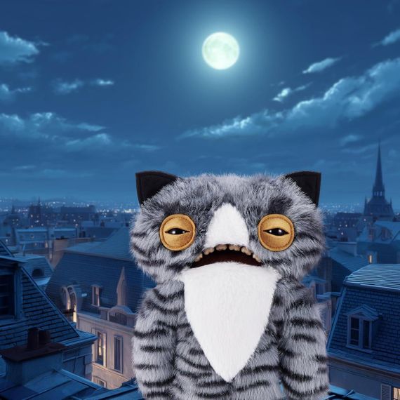 М'яка іграшка Фуглер Тигрокіт Підозрійко 23 см Fuggler Alley Cats Wide Eyed Cat by Zuru | Зображення 2