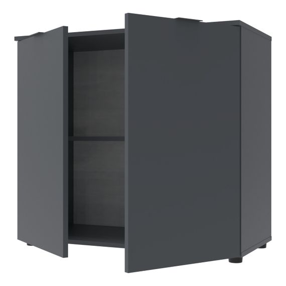 Комод в гостиную Doros Рон 3 80х38х81 см Графит (DRS-011297) | Зображення 2
