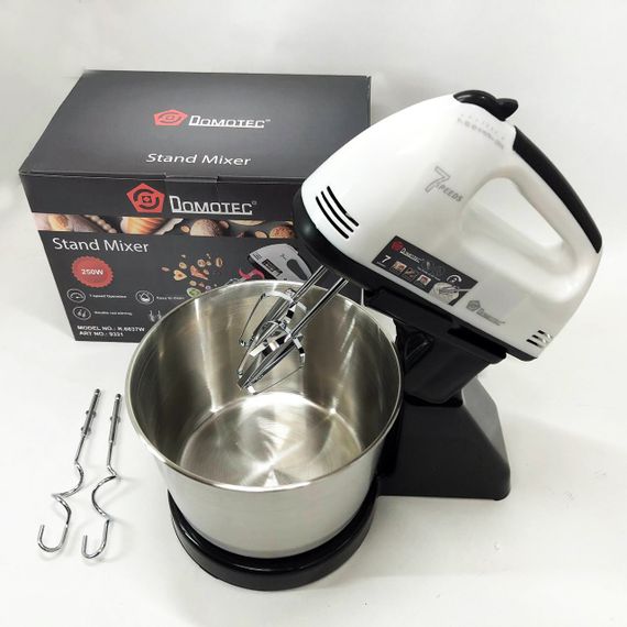 Стаціонарний міксер з чашею Domotec R6637W 250 Вт, Хороший міксер, Міксери з чашею CR-24 | Зображення 5