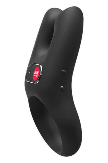 Ерекційне віброкільце Fun Factory Nos чорне, 8 см Sex Aura | Зображення 3