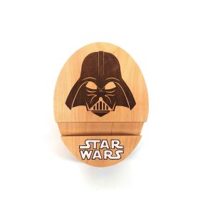 Підставка тримач під смартфон планшет star Wars 9х12х2 см Майстерня містера Томаса Дерево Лак