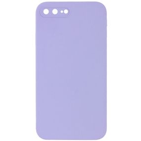 Чохол Silicone Case Square Full Camera Protective (AA) NOLOGO для Apple iPhone 7 plus/8 plus (5.5") Бузковий / Dasheen