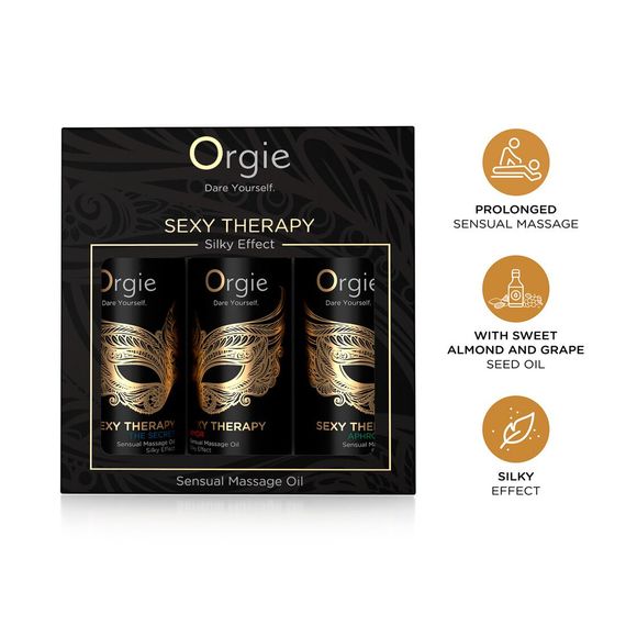 Набор массажных масел Orgie – Sexy Therapy Mini Size Collection (3х30 мл) | Зображення 2