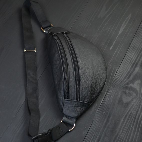 Мужская барсетка на пояс  / Нагрудная сумка бананка вместительная / Сумка мужская VK-443 поясная бананка | Зображення 1