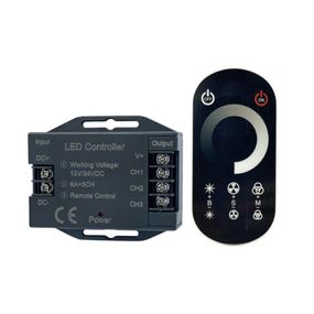 Димер OEM D-24RF8-T-B (8A*3кан) DC12-24V чорний