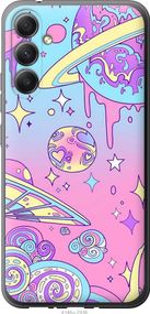 Чехол на Samsung Galaxy A34 A346E Розовая галактика "4146u-2936-17620"