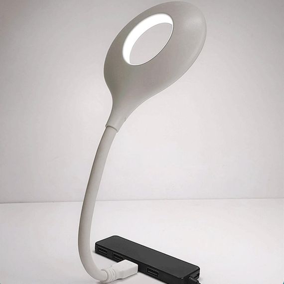 Гибкая USB лампа с голосовым управлением, 24 LED / Светильник с зарядкой от повербанка / Led фонарик для | Зображення 8