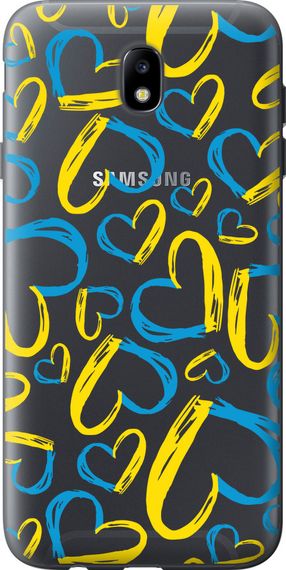 Чехол на Samsung Galaxy J7 J730 (2017) Сердца UA "5292u-786-17620"