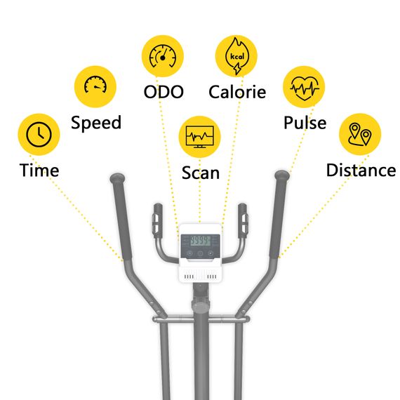 Орбітрек електромагнітний Cornix Fiona White/Grey | Зображення 4
