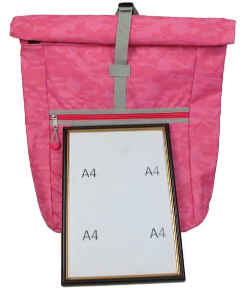 Міський рюкзак 22L Rolltop Uncle Sam рожевий | Зображення 5