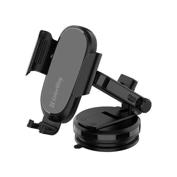 Універсальний автотримач ColorWay Dashboard Car Wireless Charger 15W Black (CW-CHAW037Q-BK) | Зображення 3