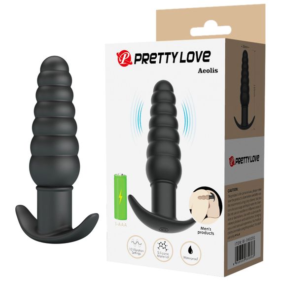Анальна пробка з вібрацією Pretty Love Aeolis Vibrating Anal Plug | Зображення 1