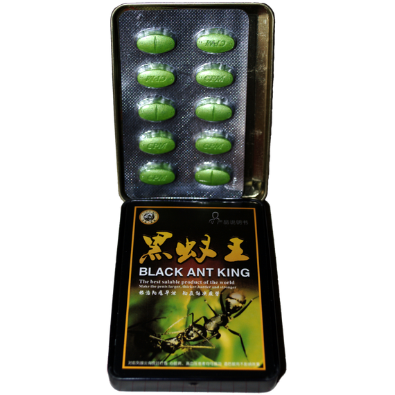 Таблетки BLACK ANT KING для чоловіків 10 шт (ціна за упаковку) | Зображення 1