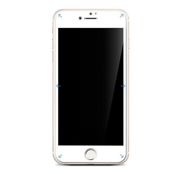 Full Glue захисне скло для iPhone 7 / iPhone 8 - White | Зображення 1