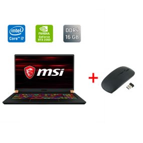 Ігровий ноутбук Б-клас MSI GS75 Stealth 9SF-243US / 17.3" (1920x1080) IPS / Intel Core i7-10875H (8 (16) ядер по 2.3 - 5.1 GHz) / 16 GB DDR4 / 512 GB SSD / nVidia GeForce RTX 2060, 6 GB GDDR6, 192-bit / WebCam / Windows 10 б/в + Подарунок Миша / USB