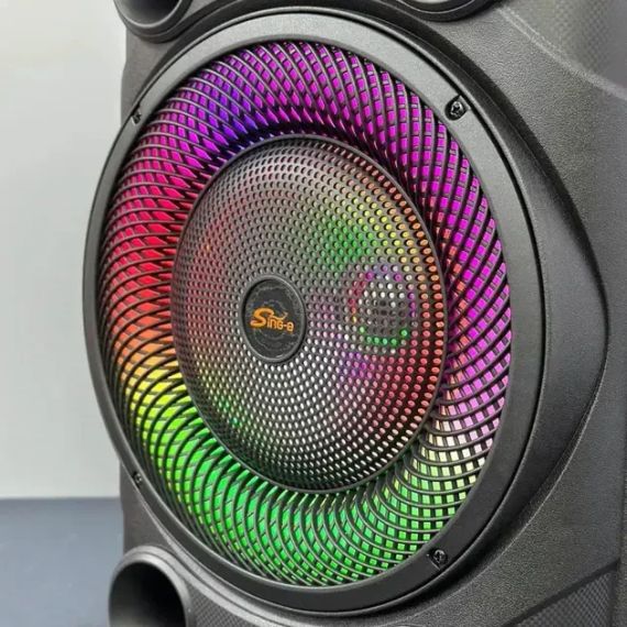 Бездротова караоке колонка з мікрофоном та RGB-підсвічуванням Sing-e ZQS8148 | Зображення 2