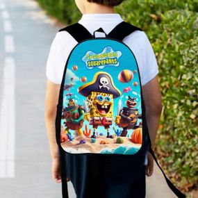 Рюкзак дитячий Губка Боб  34х27см, міський ранець для хлопчика (00572)