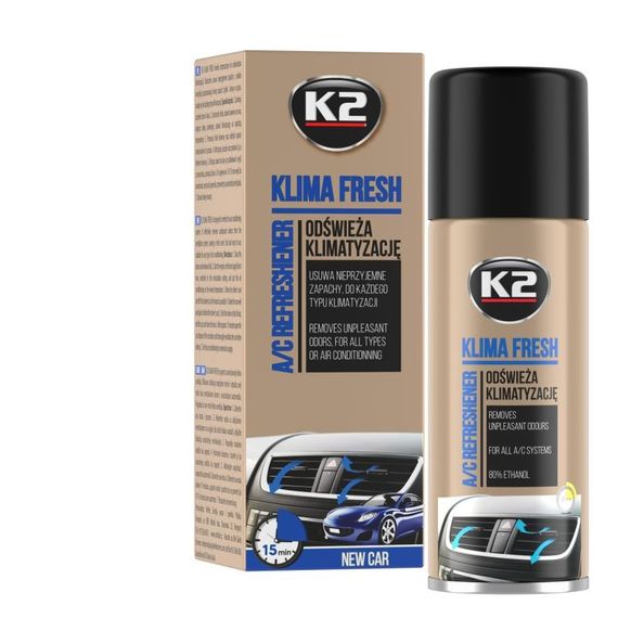 Очищувач системи кондиціонування K2 Klima Fresh Нове авто 150 мл (K222NC)