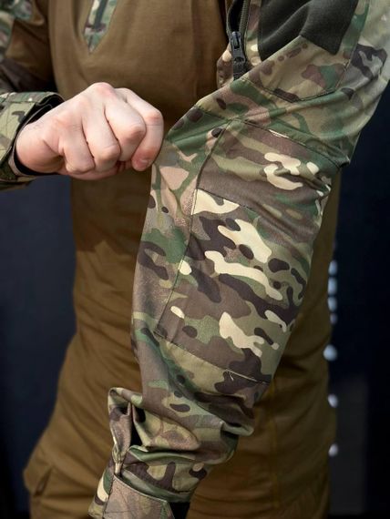 Тактичний Військовий Убакс Койот/Мультикам 4.5.0 Покращений Under Body Armor Combat Shirt | Зображення 5