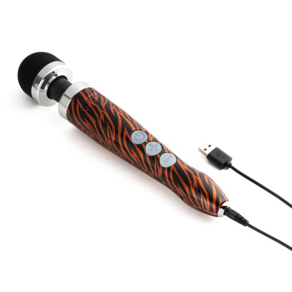 Вібромасажер DOXY Die Cast 3R - TIGER, дуже потужний, перезаряджуваний, металевий корпус | Зображення 1