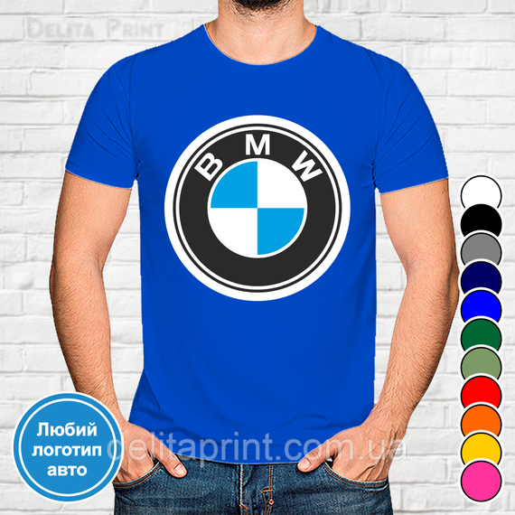 Футболка з принтом авто "БМВ/BMW" | Зображення 3