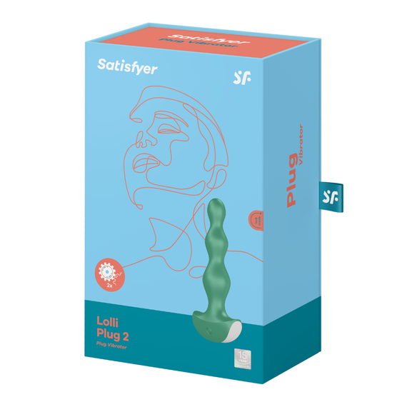 Анальний стимулятор-намистини Lolli-Plug 2 колір: зелений Satisfyer (Німеччина) | Зображення 6