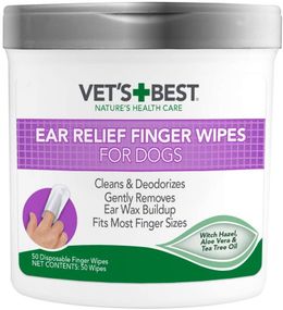 Салфетки для чистки ушей у собак Vet`s Best Ear Relief Finger Wipes 50 шт